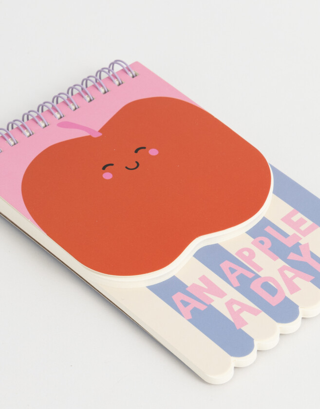 Anotadores Cuadernos y Memos Foodie Memo Espiralado Estampado - Combinacion Tricolor