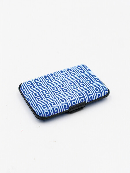PORTADOCUMENTOS ESTAMPADO AZUL