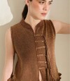 Top Sol Chocolate Con Lurex