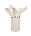 Set De Utensillos De Cocina 12 Accesorios Blanco