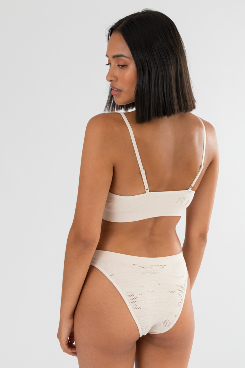 TOP BEGONIAS COPA REMOVIBLE MARFIL