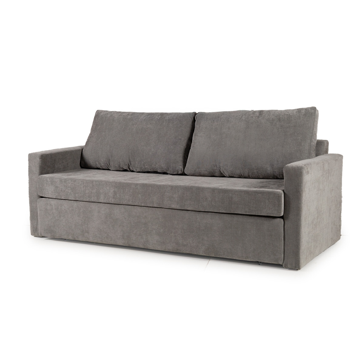 Sofá Cama Mónaco II - Tela Microfibra - Berlin 06 (Grafito) 