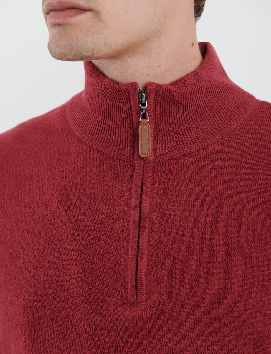 470415 REMERA HARRINGTON LABEL Bordo