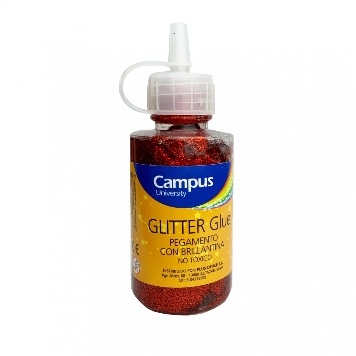 Adhesivo Glitter Campus - Rojo 