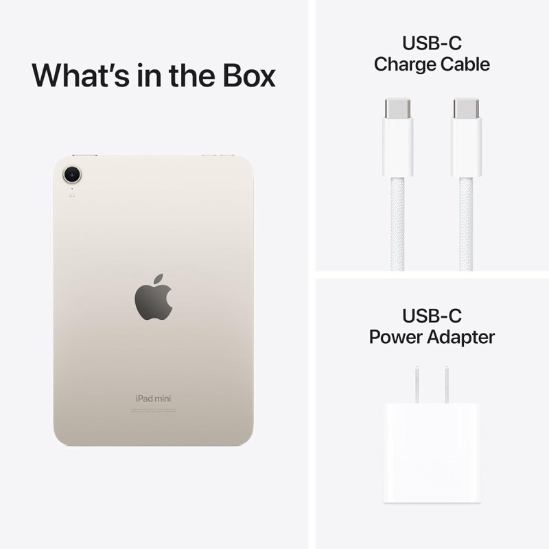 Tablet Apple iPad Mini 7 128GB 2024 MXN83LL 8.3" Starlight Tablet Apple iPad Mini 7 128GB 2024 MXN83LL 8.3" Starlight
