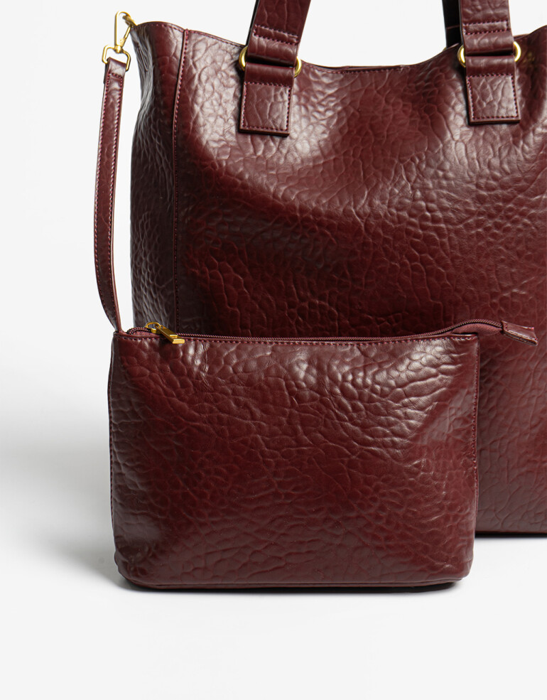 Shopper Isabag Cartera Shopper - Rojo Burdeaux