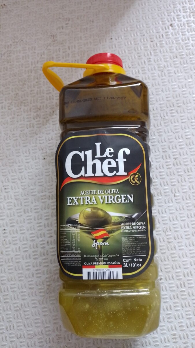 ACEITE OLIVA EXTRA VIRGEN 3L LE CHEF 