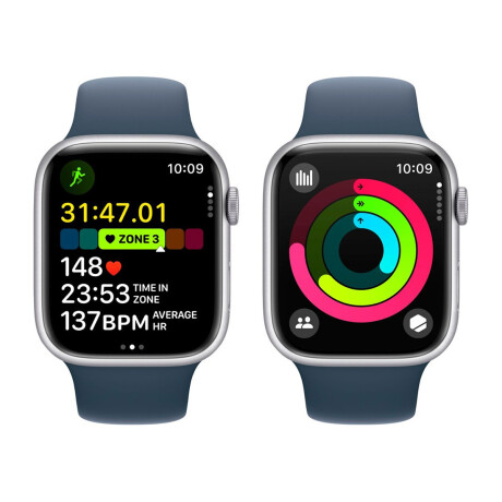 Reloj Apple Watch Series 9 (GPS) 45mm Sport Band Silver