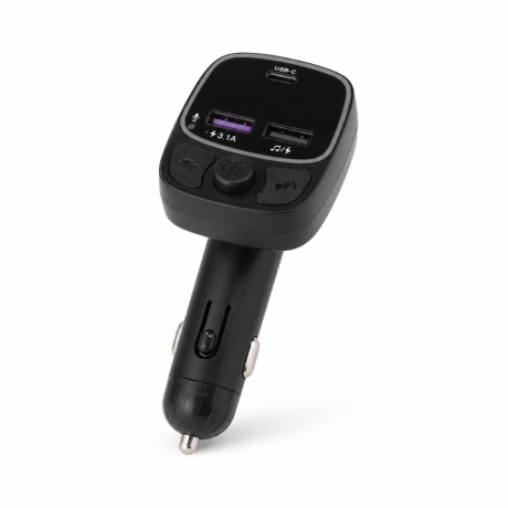 TRANSMISOR FM PARA AUTO C47 BT USB MP3 CARGADOR 3.1A TRANSMISOR FM PARA AUTO C47 BT USB MP3 CARGADOR 3.1A