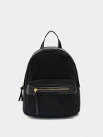 Mochila Básica Efecto Piel negro