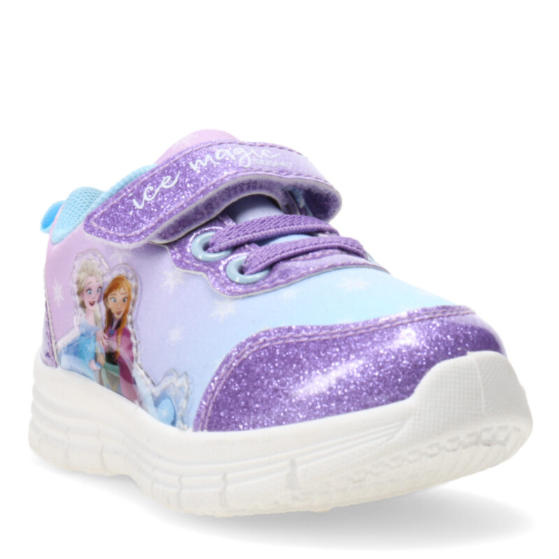 Championes Infantiles Disney Frozen Ice Magic Lila - Celeste