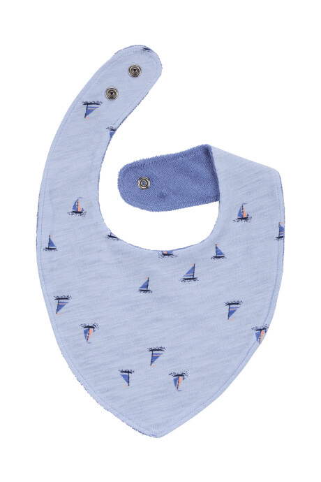 Pack tres baberos de algodón tipo bandana Sin color