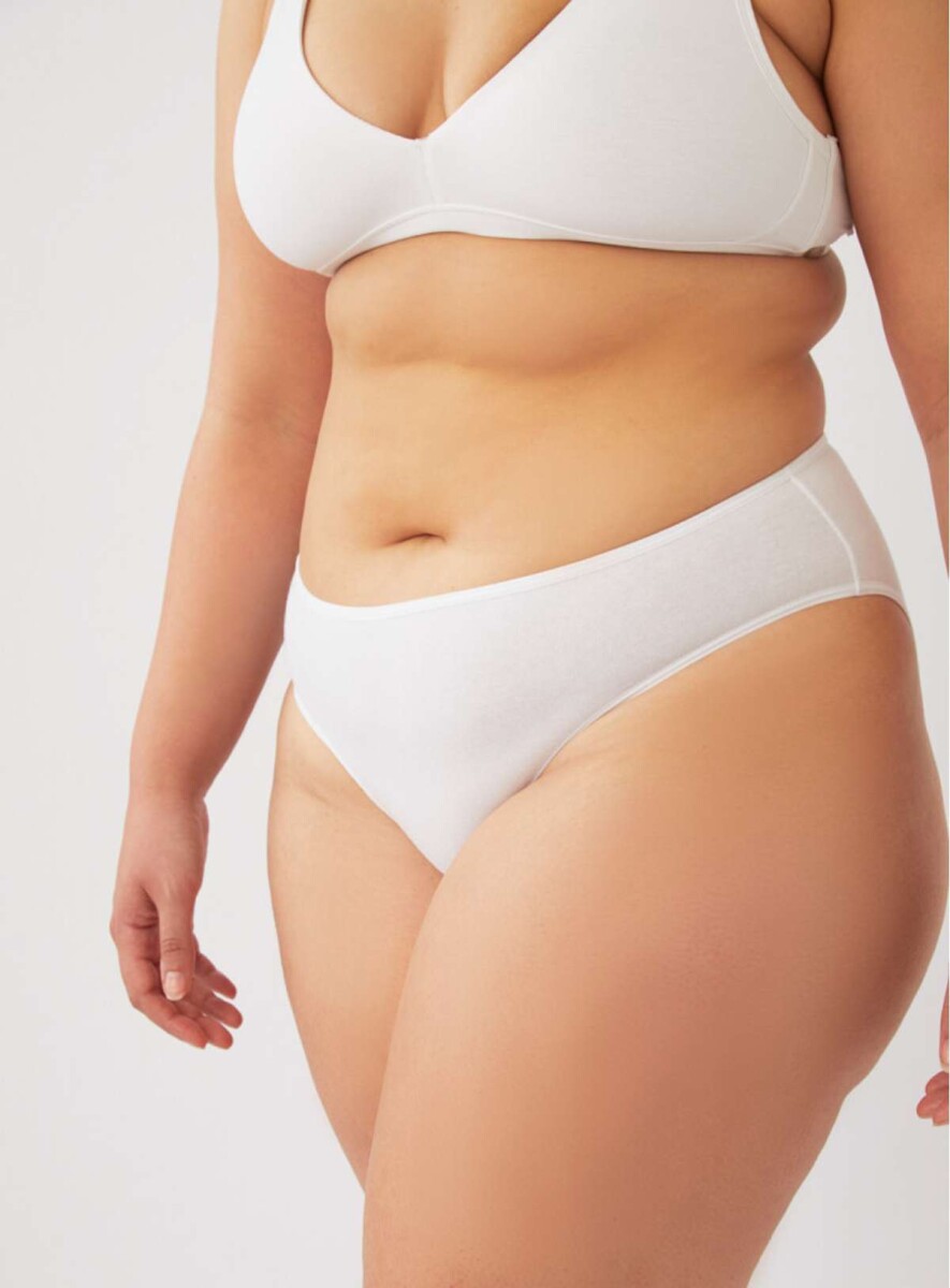 Culotte algodón/lycra sacks - Blanco 