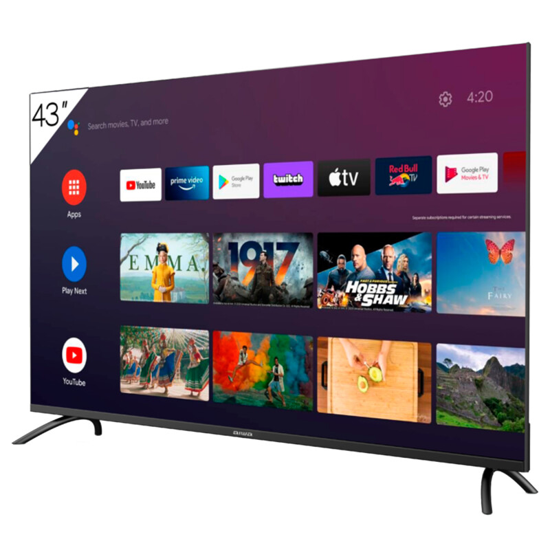 Smart Tv Aiwa Aw43b4smfl 43'' Dled 1080p 60hz Isdbt Android Smart Tv Aiwa Aw43b4smfl 43'' Dled 1080p 60hz Isdbt Android