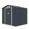 Galpón prefabricado Reforzado 2 Puertas ARCHER B Gris
