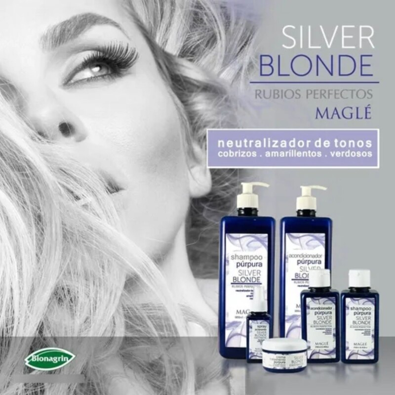 Shampoo Maglé Silver Blonde Matizador Púrpura 250 ML Shampoo Maglé Silver Blonde Matizador Púrpura 250 ML
