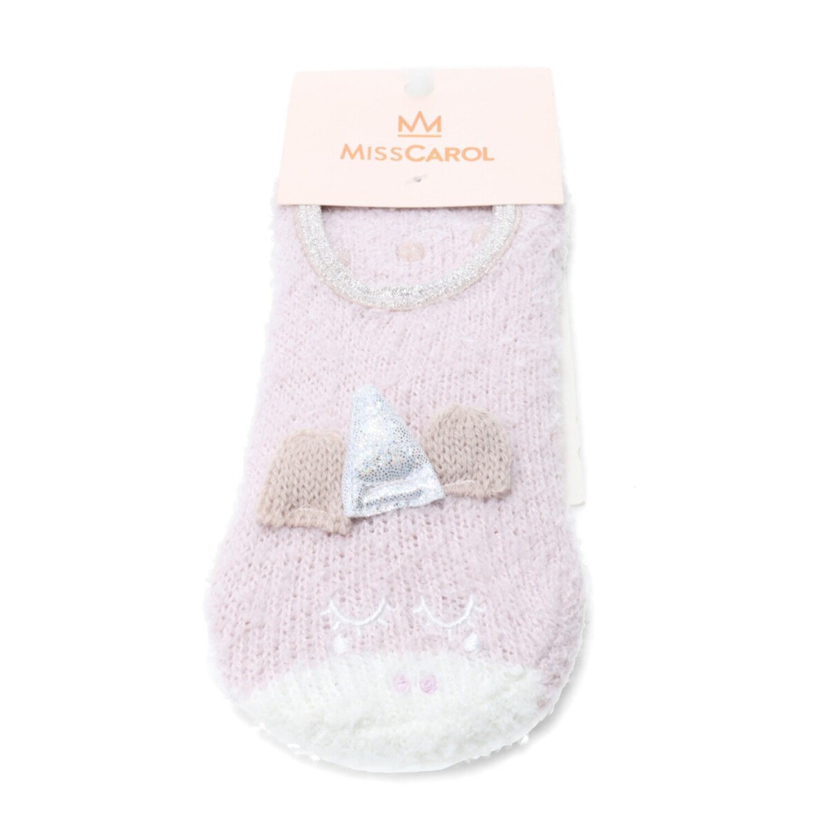 Medias de Mujer Miss Carol Media Chenille unicornio - Rosa 