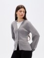 Saco Opal Gris Melange Medio