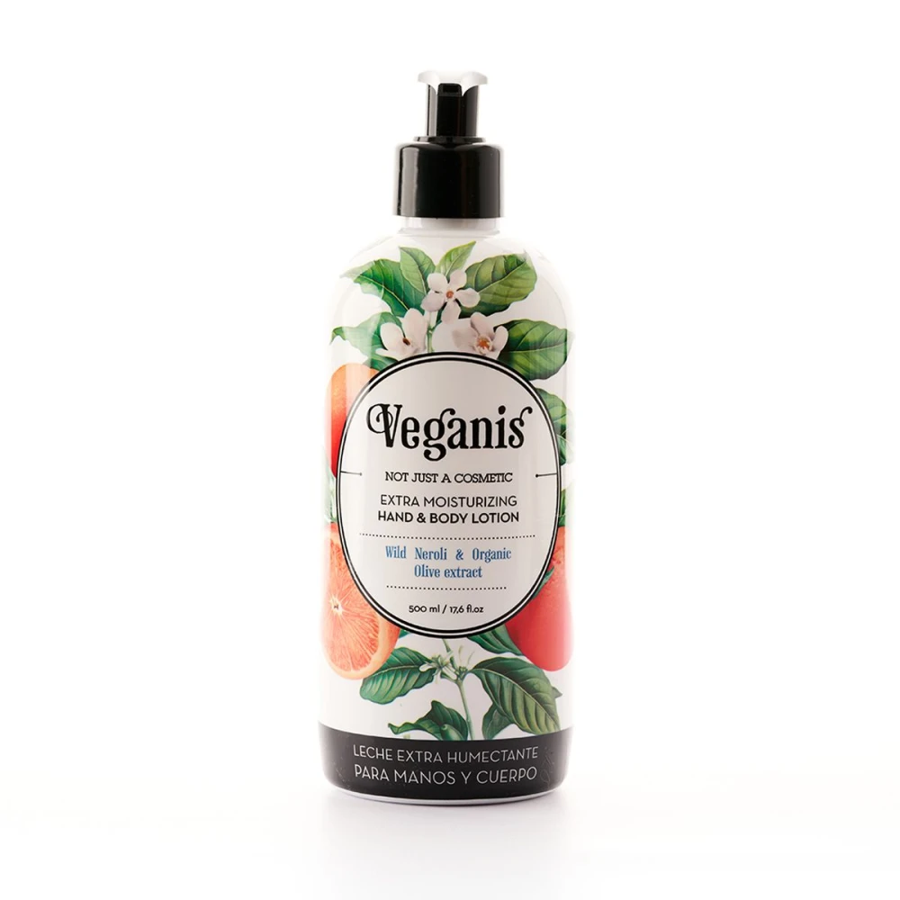 VEGANIS CREMA MANOS Y CUERPO HUMECTA FR.