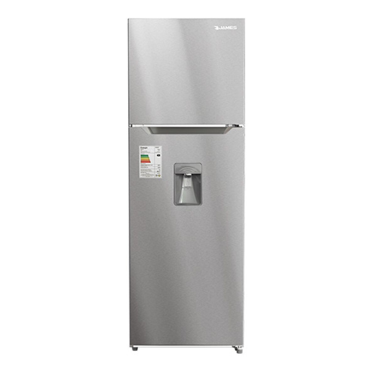 Heladera Inox con Dispensador y Freezer 338LTS James Rj 401 