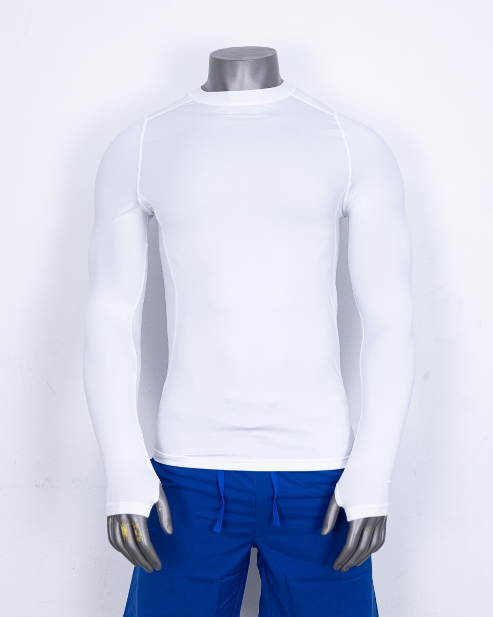 Remera Termica MM Futbol Hombre Blanco - S/C 