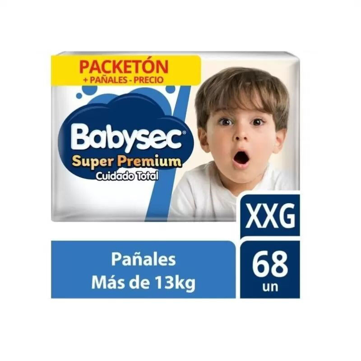 Baby Sec Super Premium Cuidado TotalXXG68 