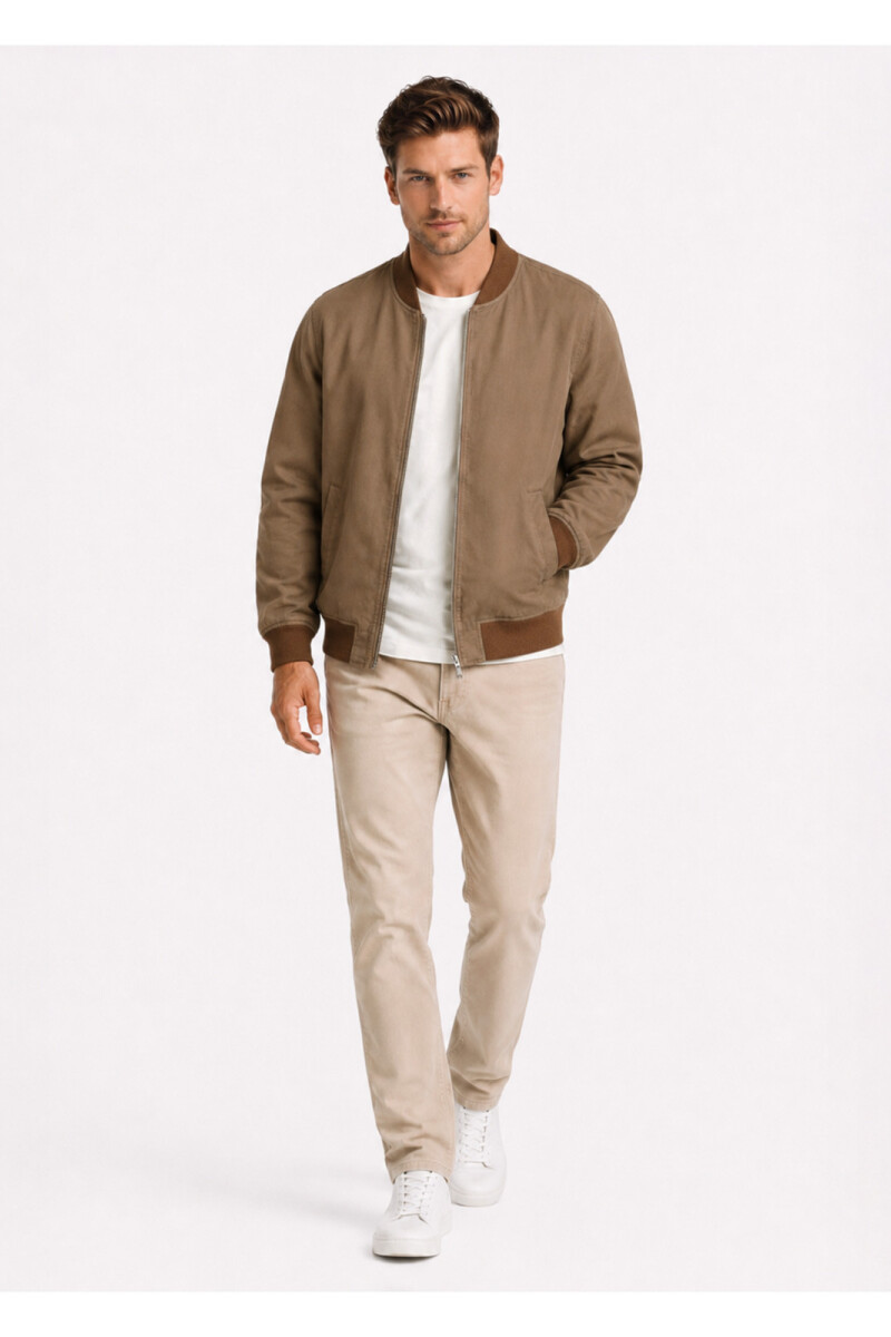 Campera Arrow Microfibra TAUPE