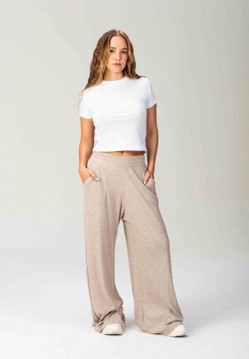 Pantalón Comfy Beige