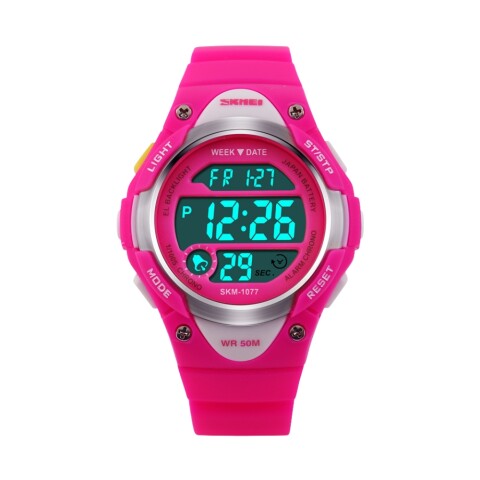 Reloj Skmei 1077RS Deportivo Infantil color rosa Reloj Skmei 1077rs Deportivo Infantil Color Rosa