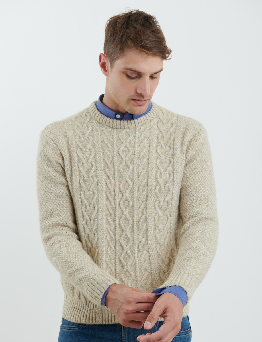 470758 SWEATER FERAUD Beige