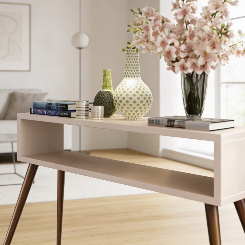 Aparador Moderno Quad 120cm Off White