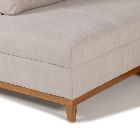 Rinconera Belfast - Tela Microfibra - Chaise izquierdo 2226 (Beige)