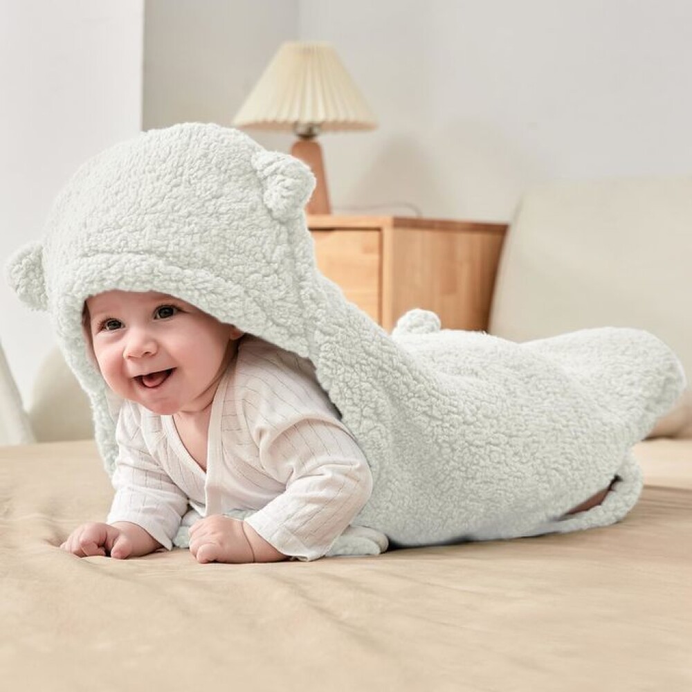 sobre corderito porta enfant bebe blanco