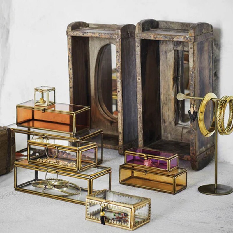 Set 3 Cajas Nilo - Rosa, Naranja y Café Set 3 Cajas Nilo - Rosa, Naranja y Café