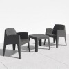 Set de Jardín Mesa + 2 sillas - Magna Master Negro