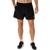 Short Running Asics Silver 5In Short Hombre Performance Black