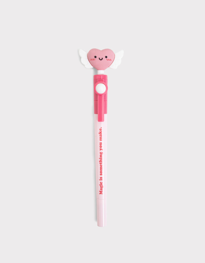Lapices y Lapiceras Lapicera Con Dije Giratorio - Rosa Chicle