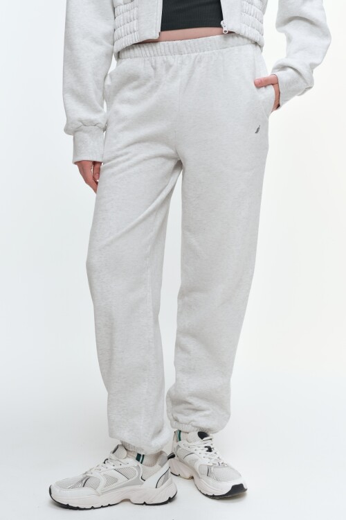 Pantalón Evie Gris Melange