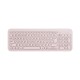 Teclado inalambrico K241 rosa