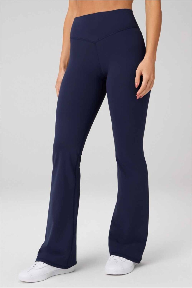 Pantalón Pureluxe High-Waisted Tlc Kick Flare Mujer - Deep Navy 