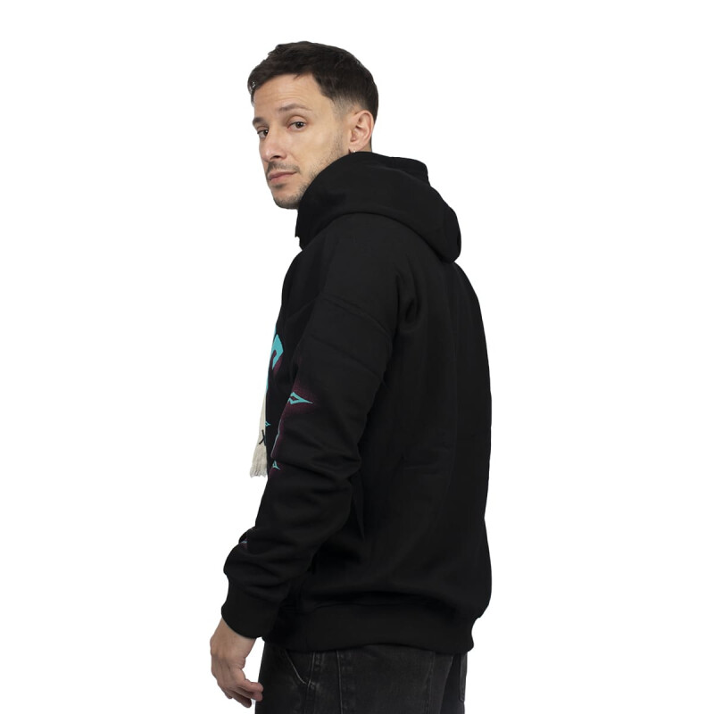 CANGURO ACTIVE HODDIE CON ESTAMPA Unisex - XC06 Negro