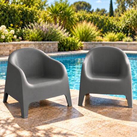 Set x2 Sillón Skarpo GRIS