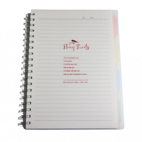 CUADERNO TRAY BIRDS B5 TAMAÑO 19X26 CUADERNO TRAY BIRDS B5 TAMAÑO 19X26