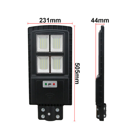 Luminaria Vial LED solar con sensor 60W frío IX4992
