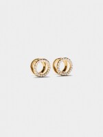 Aros Con Perlas dorado