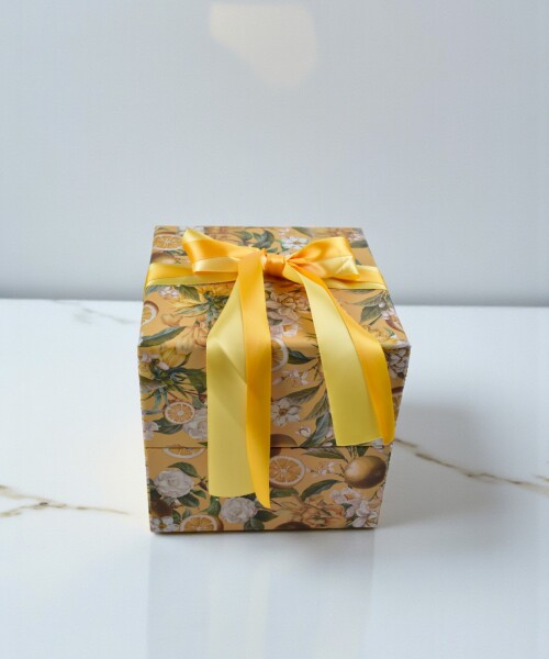 Caja Rigida 16x16 con lazo Diseño 1