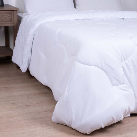 ACOLCHADO 2 PLAZAS ALGODON BLANCO SNOW