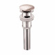 Valvula Pop Up Con Desborde Terminacion Brush Nickel