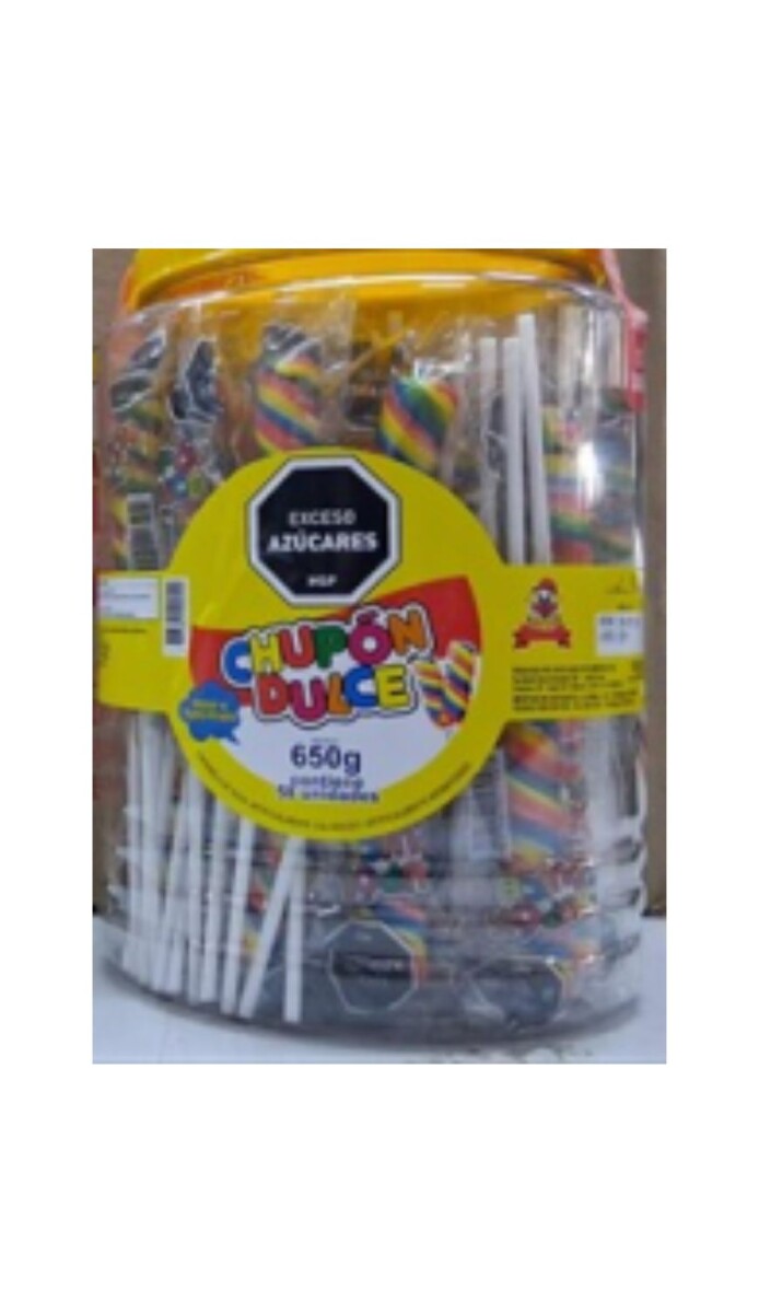 CHUPETIN POTE CHUPON DULCE 650GR 50PCS 