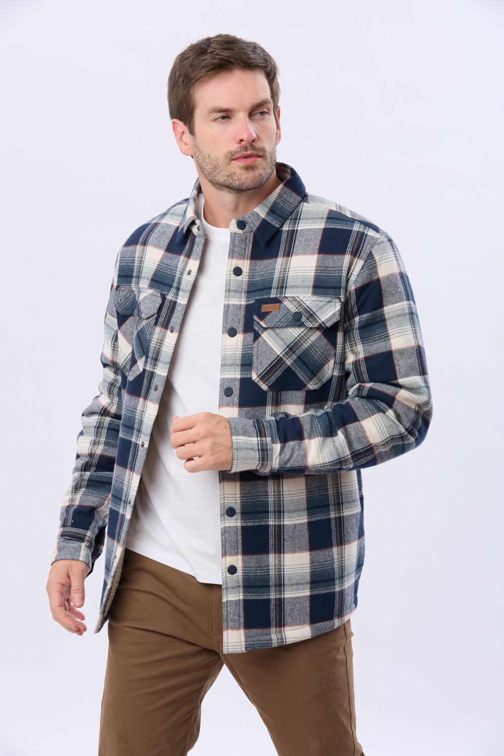 CAMPERA DE VIYELA CON FORRO DE CORDERITO Azulosc